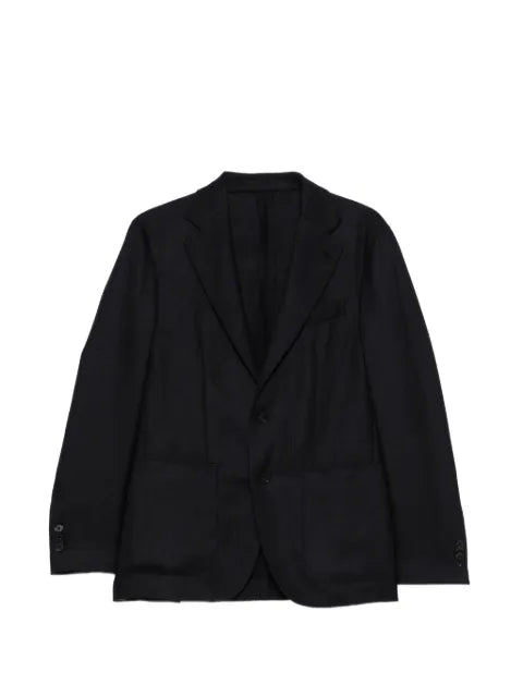 Caruso single-breasted patch-pocket blazer