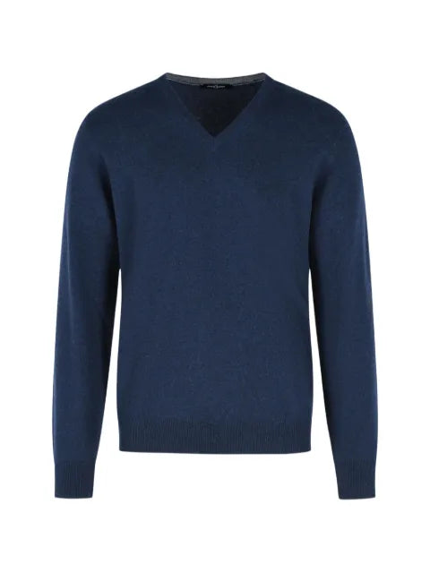 Gran Sasso V-neck cashmere sweater