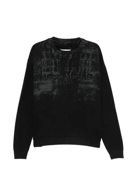 Maison Margiela logo-print crew-neck sweatshirt