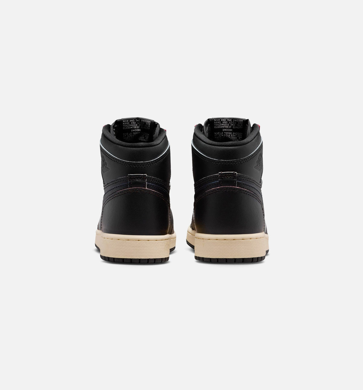 Air Jordan 1 Retro High OG Grade School Shoes – Black / Muslin