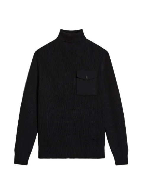 Woolrich turtleneck pocket-detail sweater