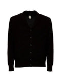 Grp shawl-collar cardigan