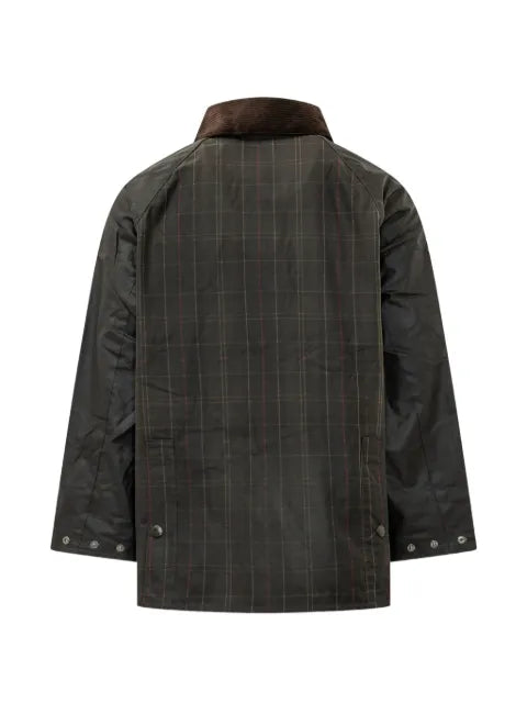 Barbour patchwork corduroy-collar jacket