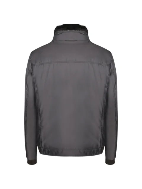 Moorer shearling-lined zip-up jacket