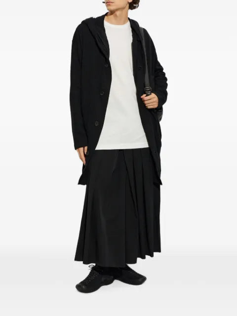 Yohji Yamamoto button-up hooded cardigan
