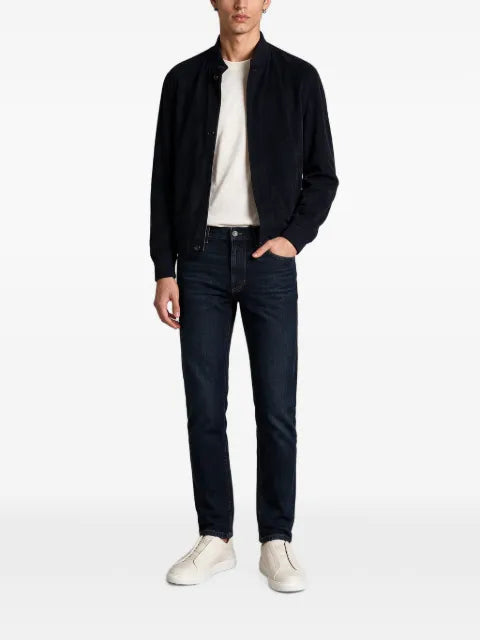 Zegna navy blue Oasi Cashmere Elements bomber