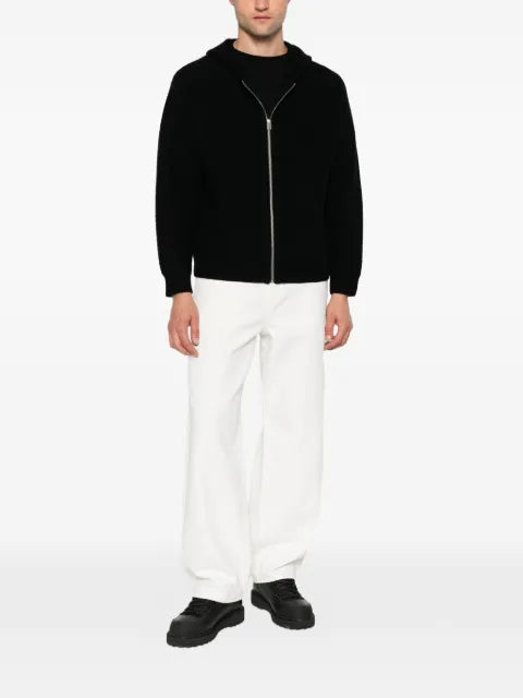 Stüssy zip-up merino-wool hoodie