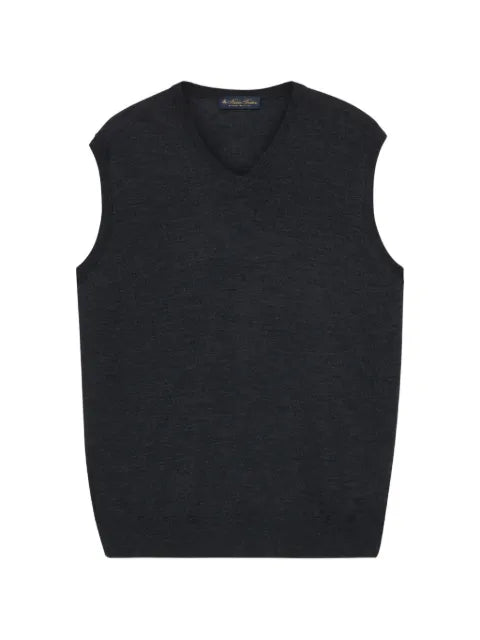 Brooks Brothers sleeveless V-neck sweater