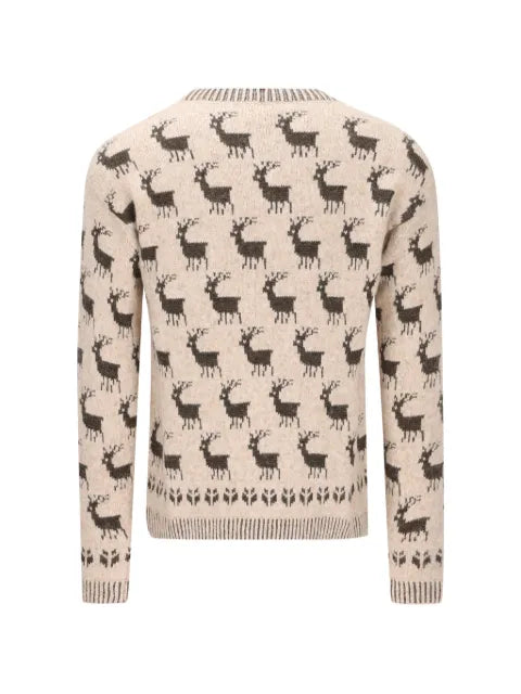 Moncler Grenoble Moose jacquard sweater