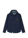 CHOCOOLATE hooded denim jacket