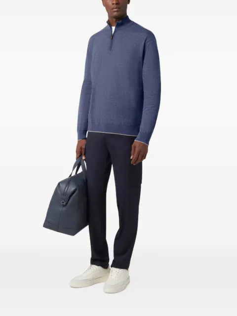 Paul & Shark Piuma wool half-zip sweater