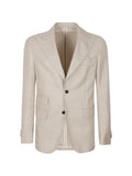 LBM peak-lapel single-breasted blazer