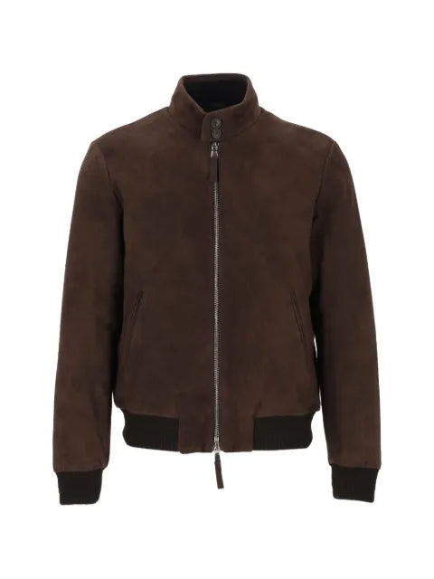 Al Duca D’Aosta 1902 zip-up suede jacket