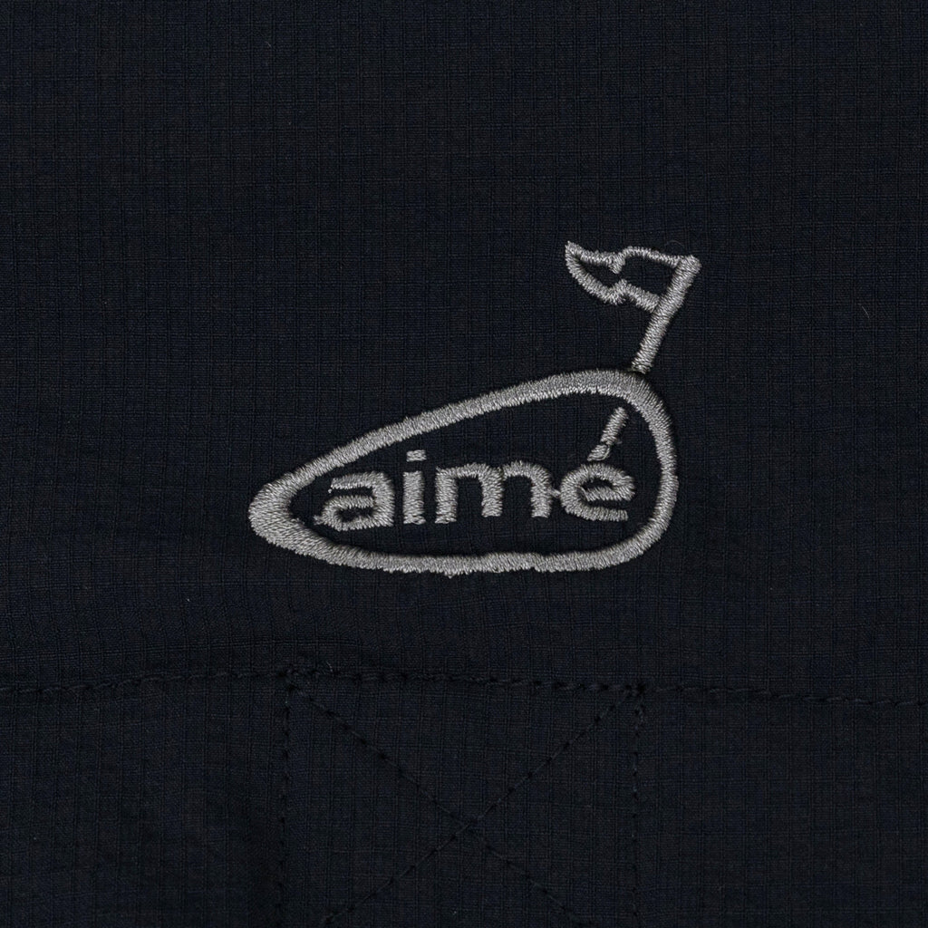 Black Golf Nylon Tips Jacket