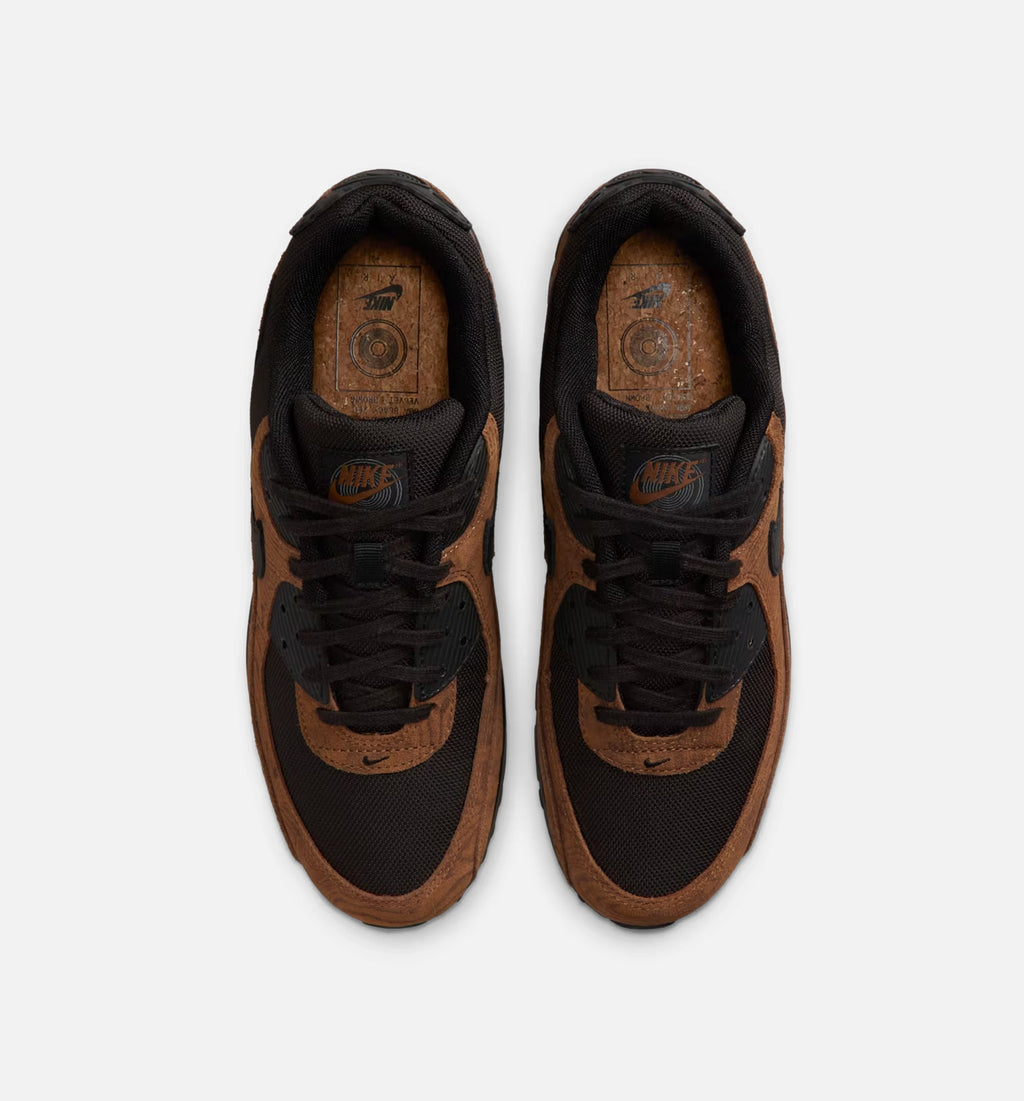 Nike Air Max 90 Premium Men's Sneakers - Light British Tan/Velvet Brown/Black