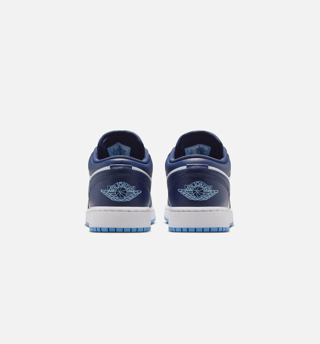 Air Jordan 1 Low Grade School Shoes – Midnight Navy / University Blue / White