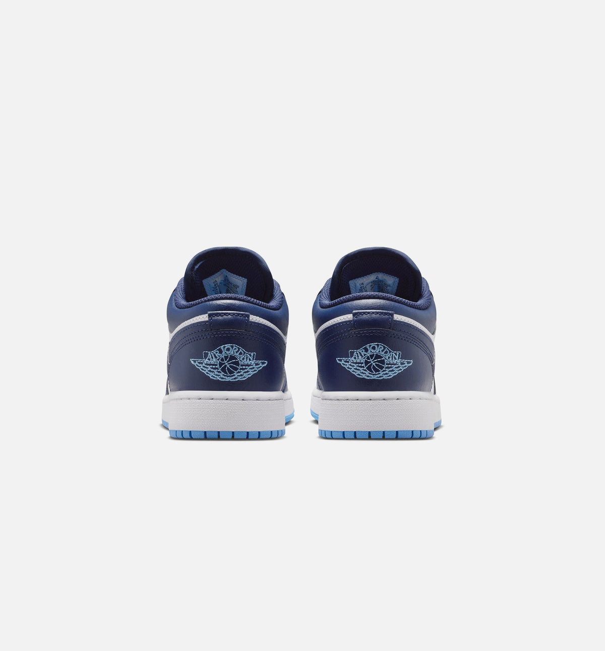 Air Jordan 1 Low Grade School Shoes – Midnight Navy / University Blue / White