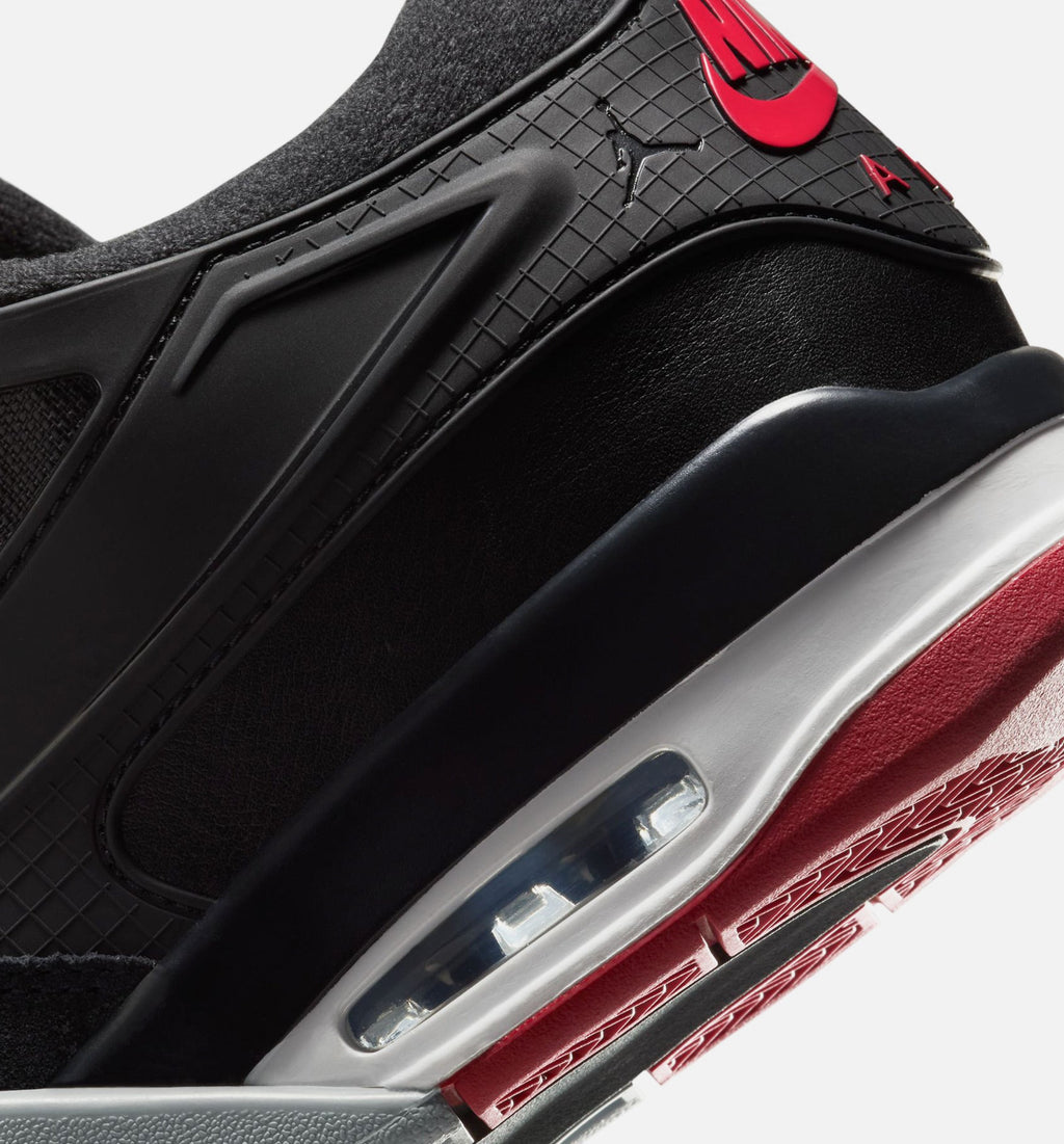 Air Jordan 4 RM Men's Shoes - Black & Wolf Grey
