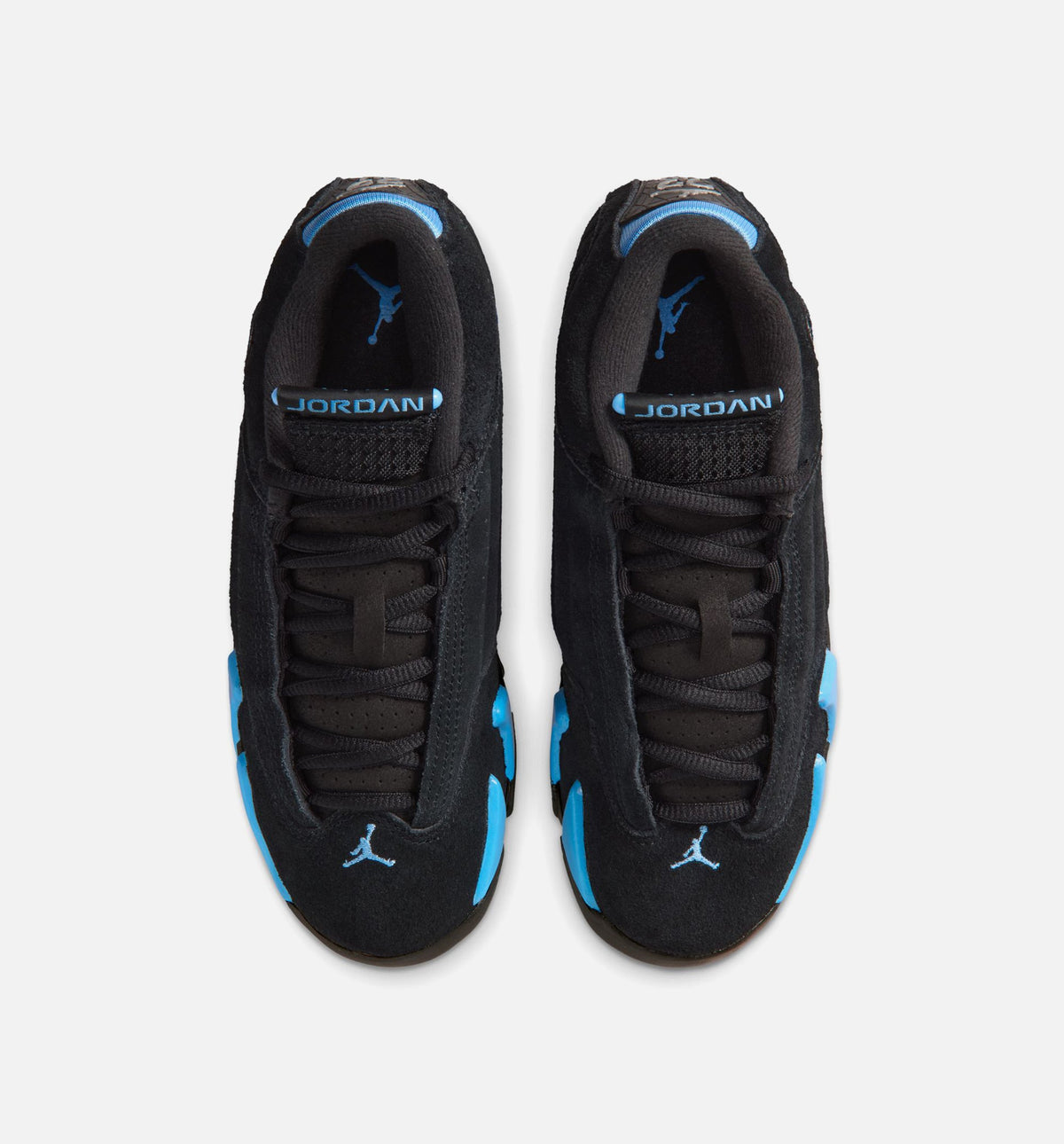 Air Jordan 14 Retro Black & University Blue Grade School Shoes