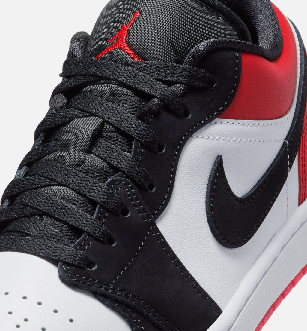Air Jordan 1 Low SE Men's Shoes – White / Varsity Red / Black