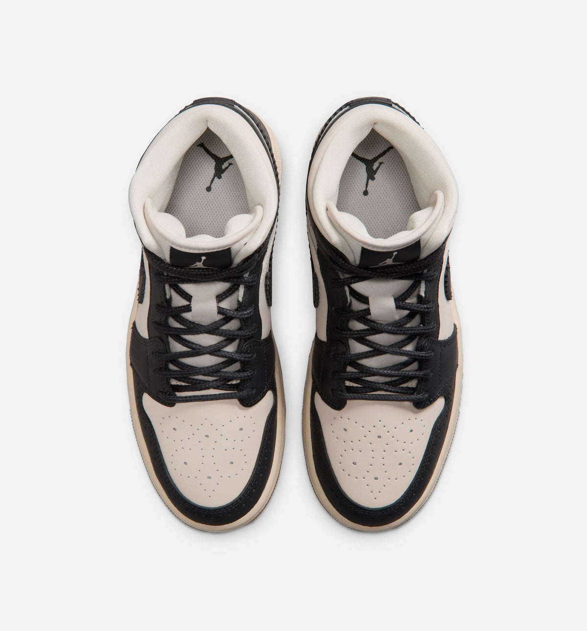 Air Jordan 1 Mid SE Women's Shoes – Off-Noir / Chalk / Pearl White