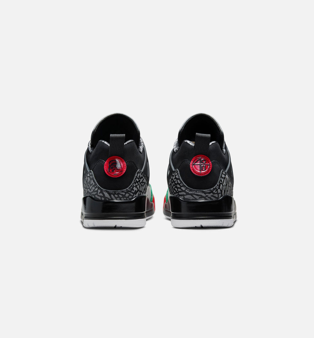 Spizike Low Men's Lifestyle Shoes - Black & Classic Green