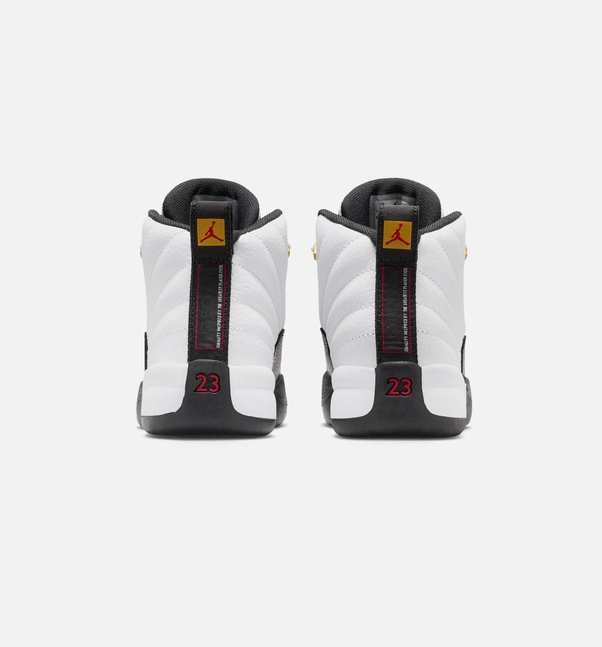 Air Jordan 12 Retro Taxi – Infant & Toddler Lifestyle Shoe | White/Black/Taxi