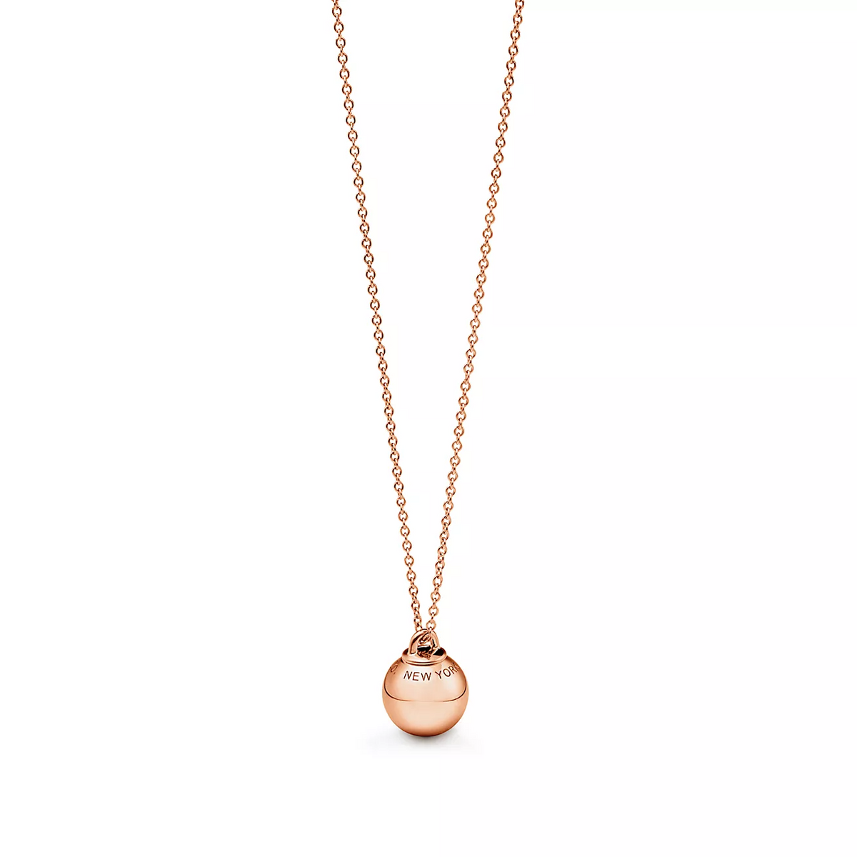 TIFFANY BALL PENDANT 12.75MM NECKLACE