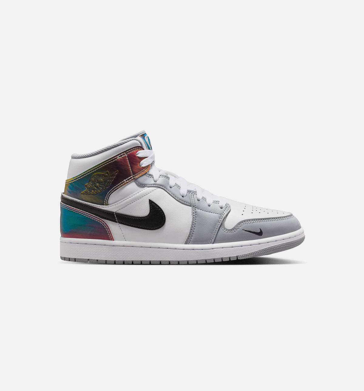 Air Jordan 1 Mid SE Men's Shoes – Black / White / Wolf Grey