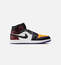 Air Jordan 1 Mid SE Men's Shoes – True Red / White / Court Purple / Black