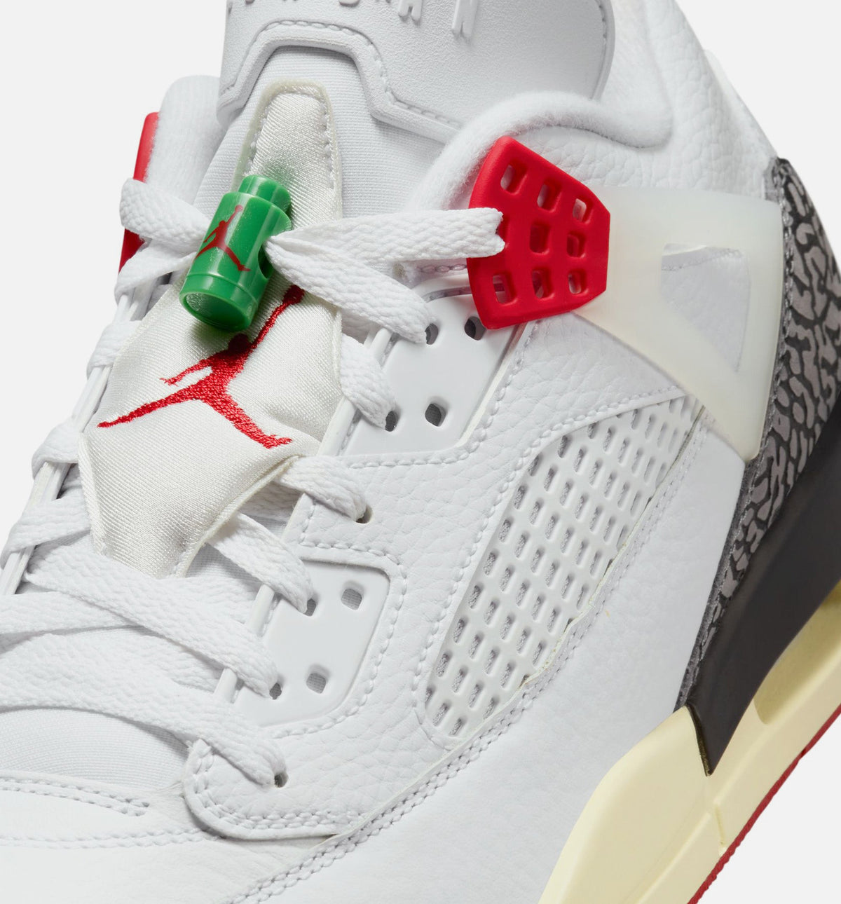 Spizike Low Men's Lifestyle Shoes - White & Varsity Red