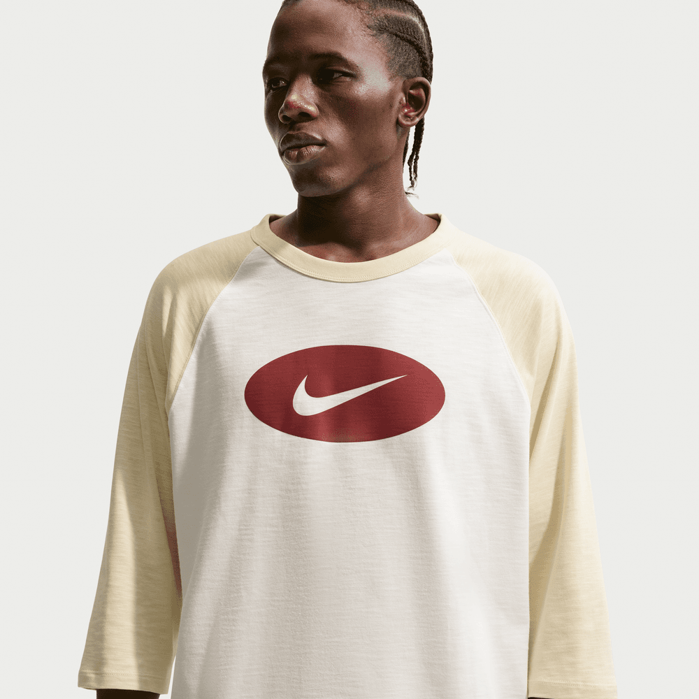 Nike Club 3/4-Sleeve Raglan Top