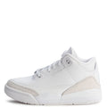 Little Kid's Jordan 3 Retro "Pure Money" White/Metallic Silver-White (DM0966 111)