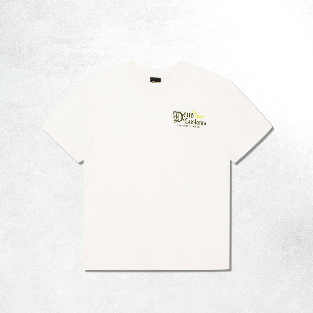 Deus Beep-Beep Tee: Dirty White
