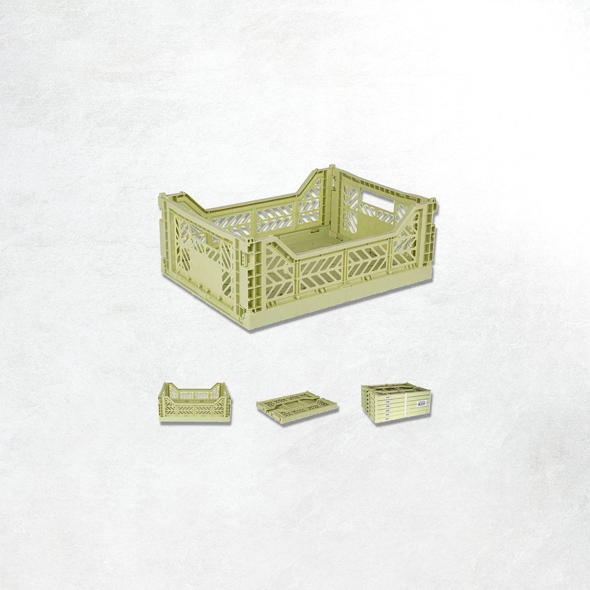 Aykasa Midi Box: Lime Cream