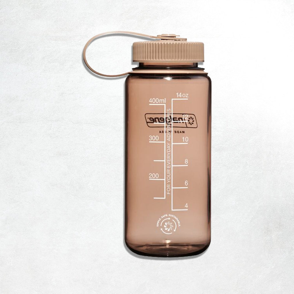 Nalgene 1L Wide Mouth Tritan Sustain Water Bottle: Monochrome MOCHA