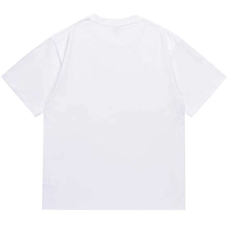 BAPE Green Camo Big Ape Head Men's T-Shirt - White