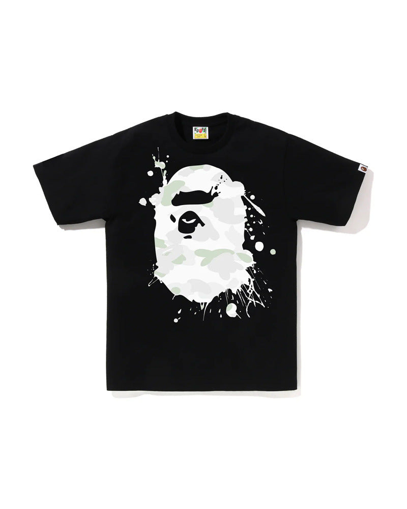 Bape Ape Head Shark Baby Milo Multi‑Print Heavyweight Tee Multi‑Style