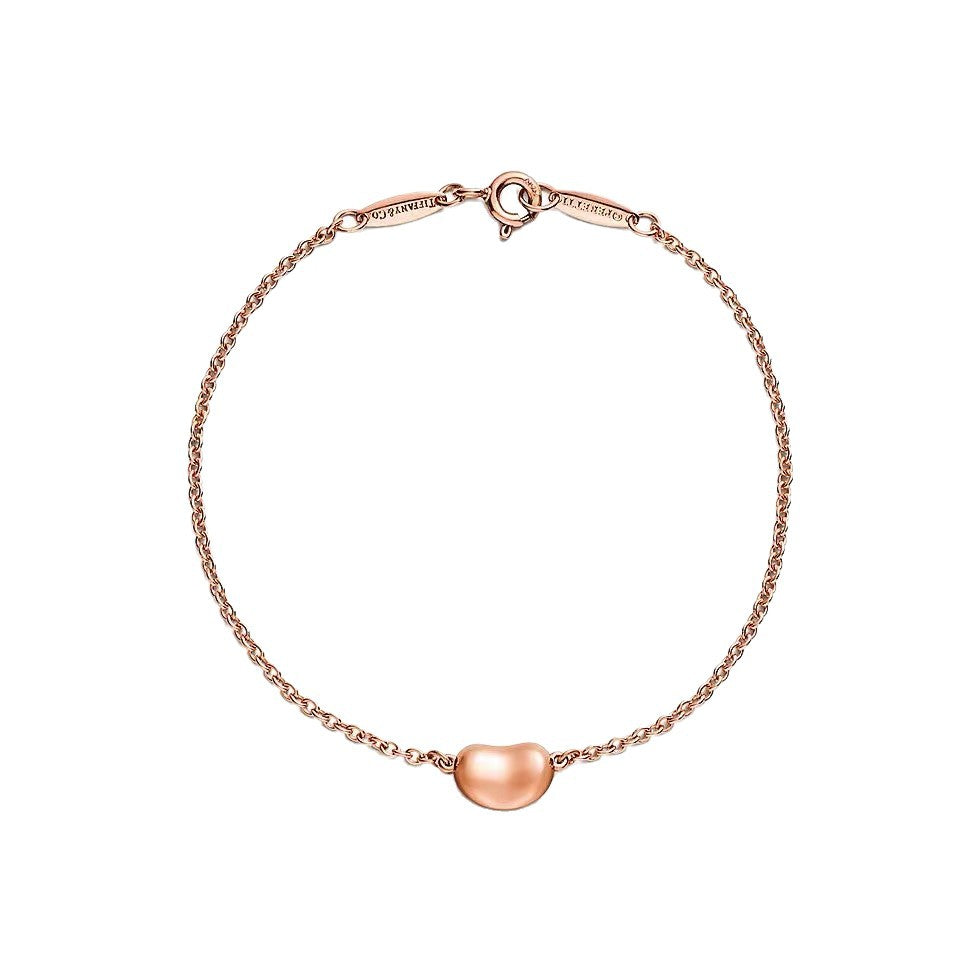 Tiffany Style Bead 18K Gold-Plated Bracelet