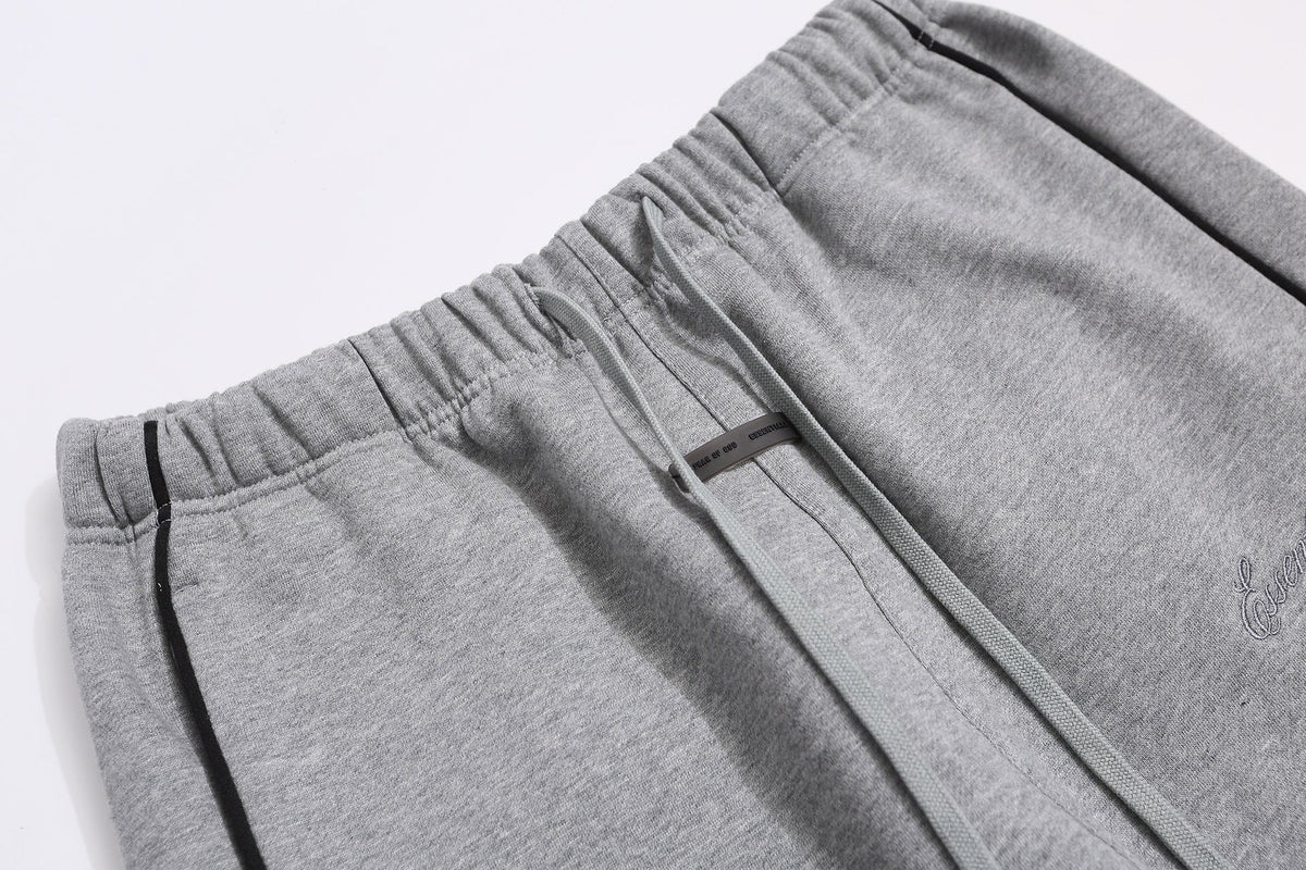 Fear of God Essentials Striped Embroidered Letter Sweatpants Unisex