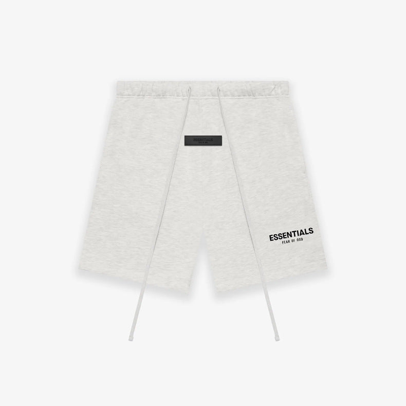Fear of God Essentials Flocked Letter Fleece-Lined Drawstring Shorts
