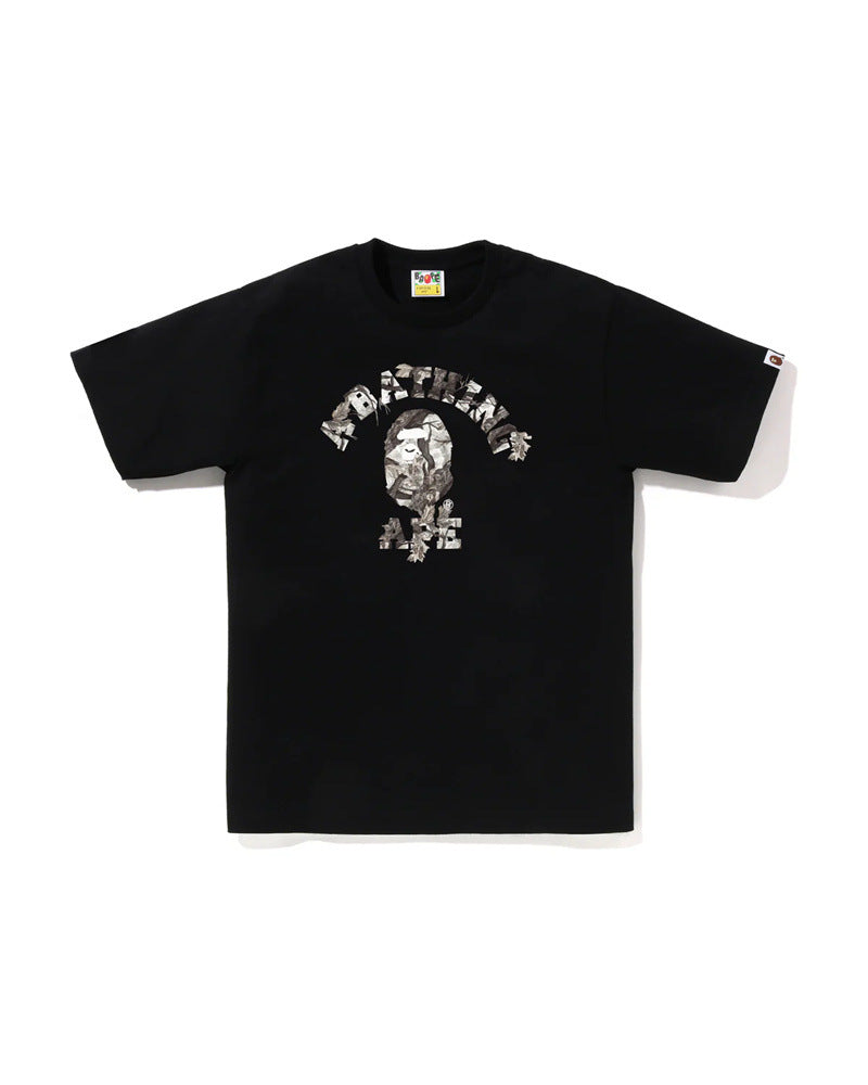 Bape Ape Head Shark Baby Milo Multi‑Print Heavyweight Tee Multi‑Style