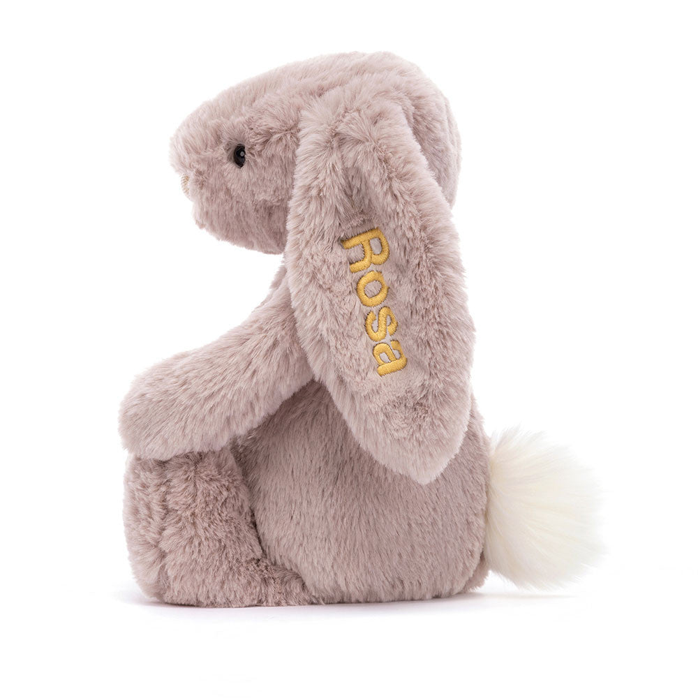 Personalized Bashful Luxe Bunny Rosa Medium