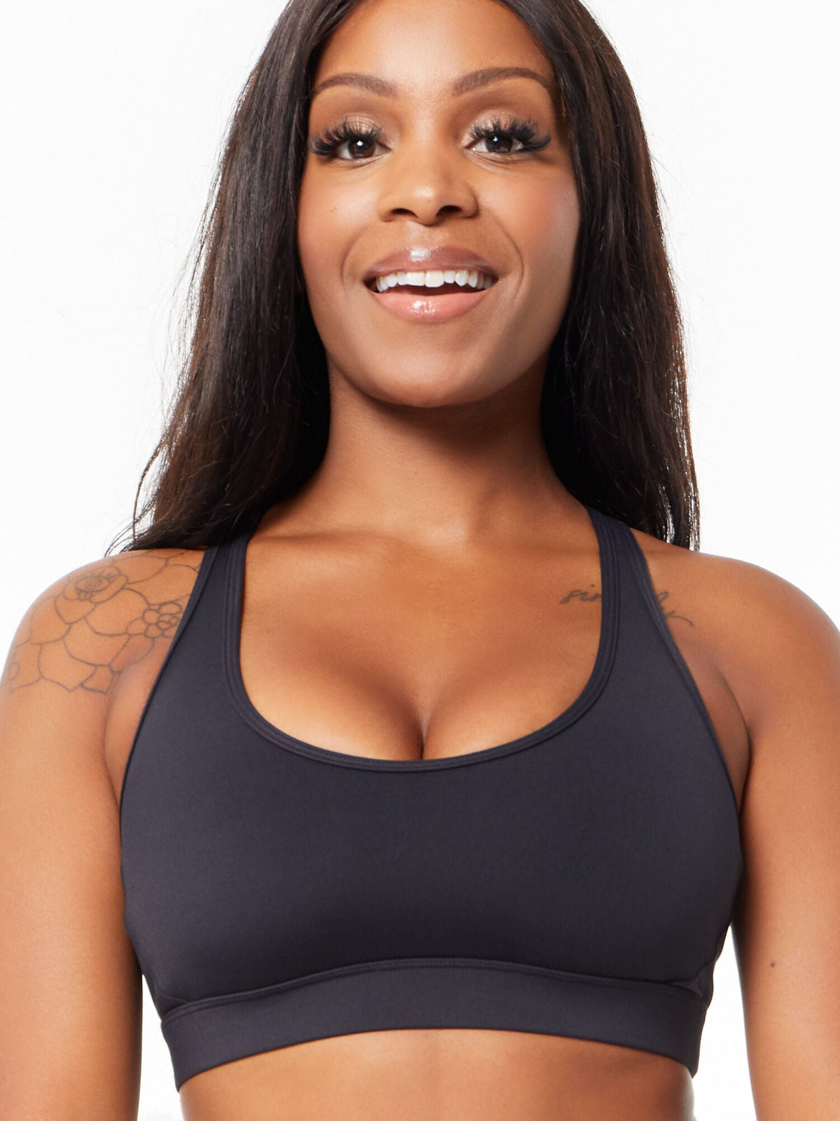 DOUBLE PIN TUCK BRA
