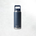 Yeti Rambler 26 Oz Colour Straw Bottle: Navy