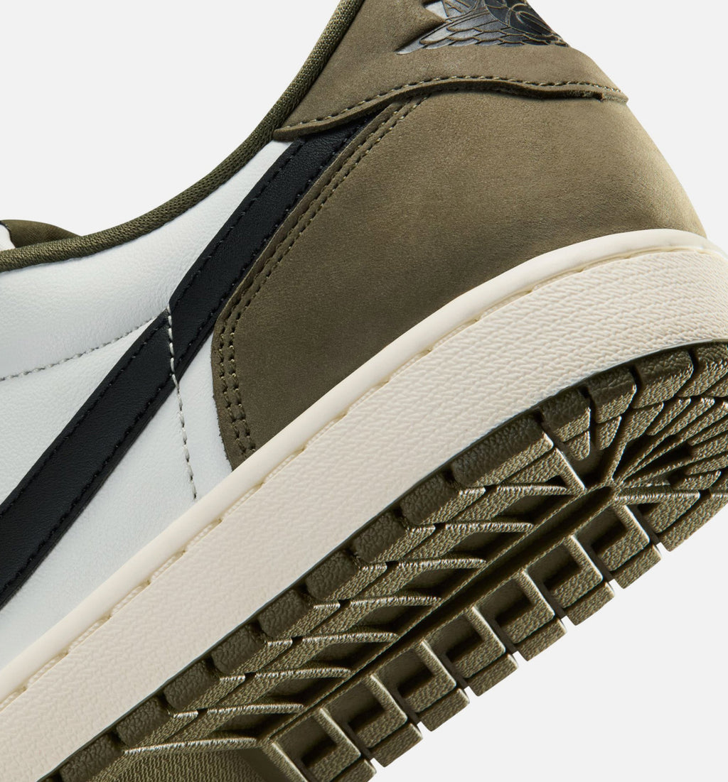 Air Jordan 1 Low OG Men's Shoes – Medium Olive / Summit White