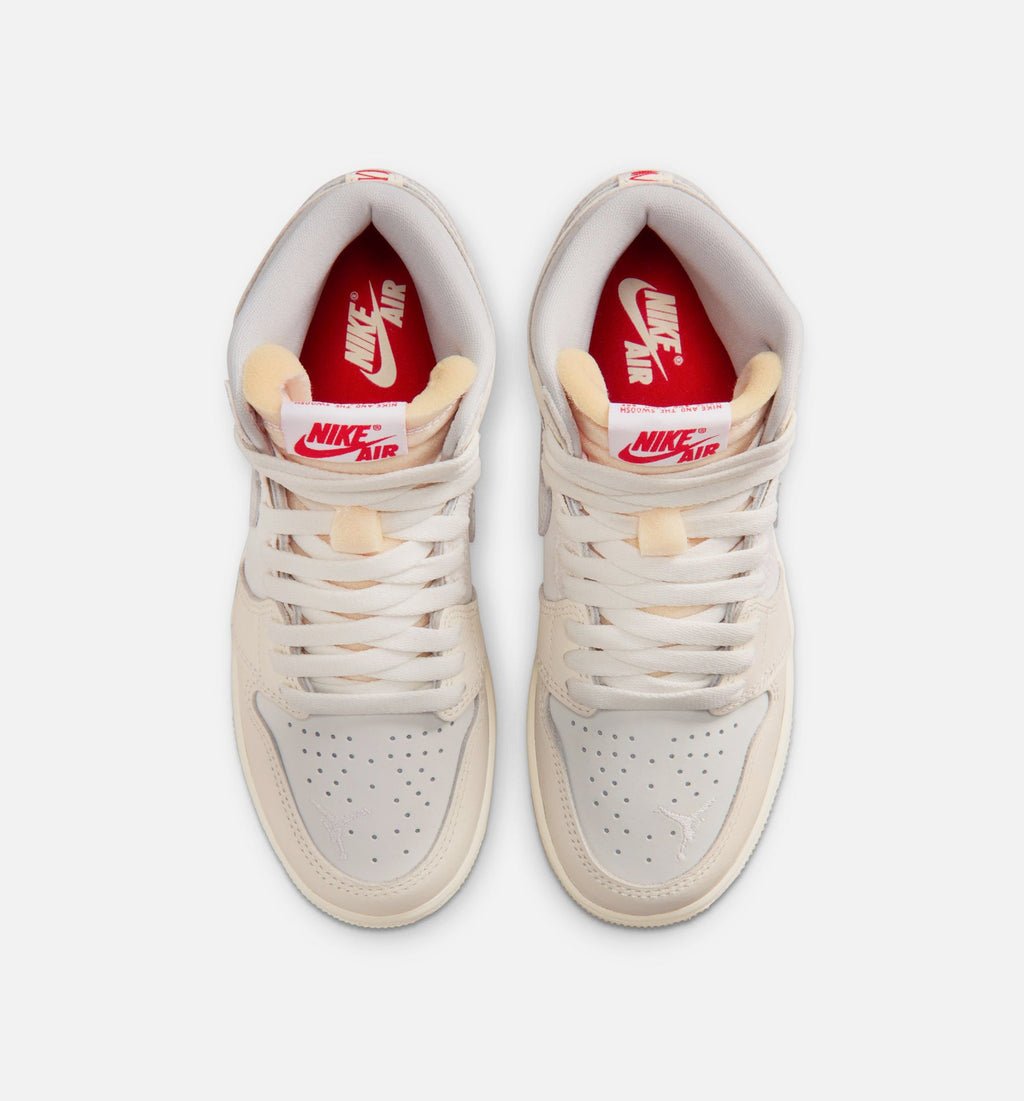Air Jordan 1 Retro High OG Grade School Shoes – Sail