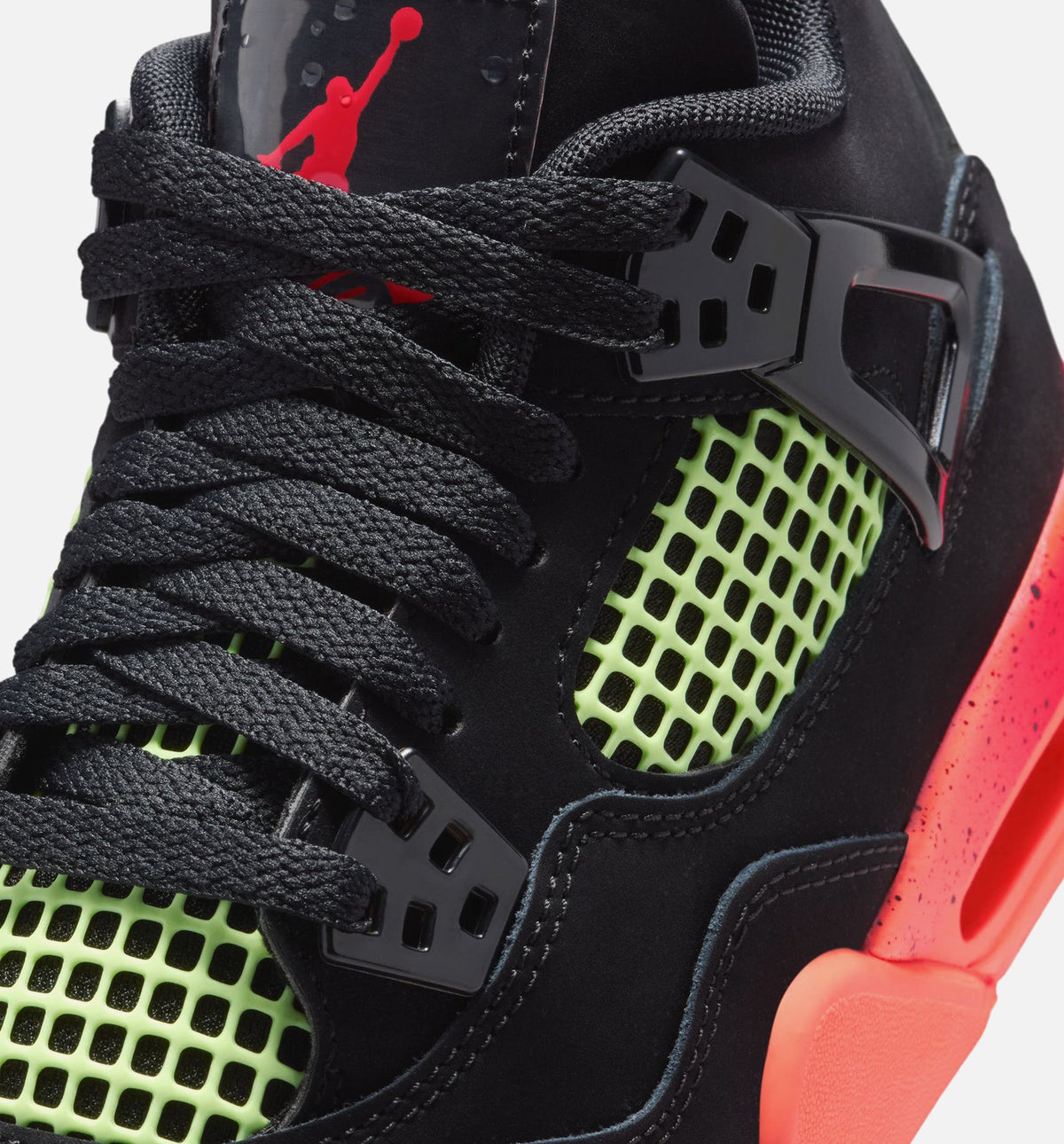 Air Jordan 4 Retro Black Infrared 23 Grade School – Black/Infrared 23/Bright Mango