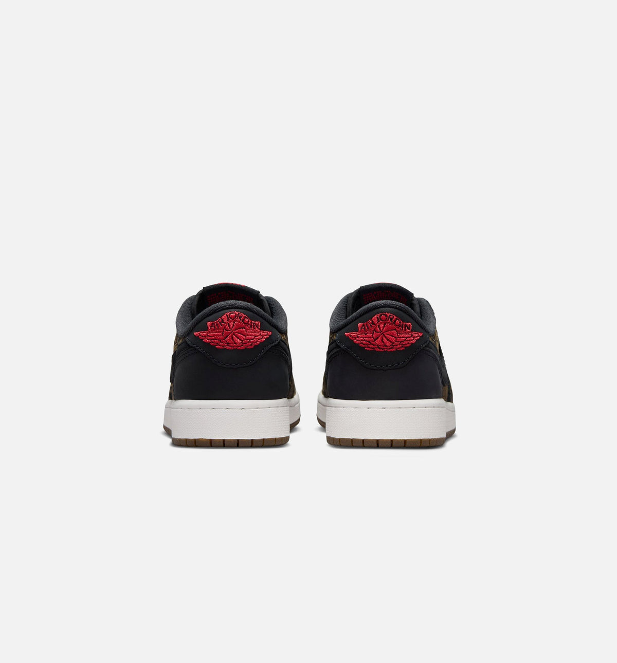 Air Jordan 1 Retro Low OG Black/Varsity Red Grade School Low-Top Lifestyle Shoes (GS)