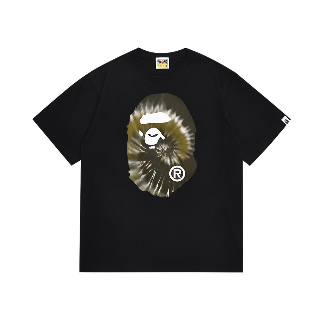 BAPE Tie-Dye Ape-Head Graphic T-Shirt